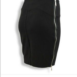 Diesel Black Stretch Pencil mini skirt